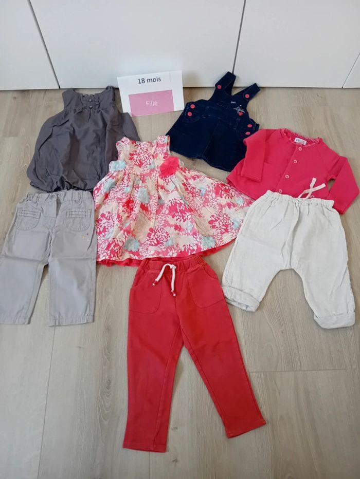 Lot vêtements fille 18 mois