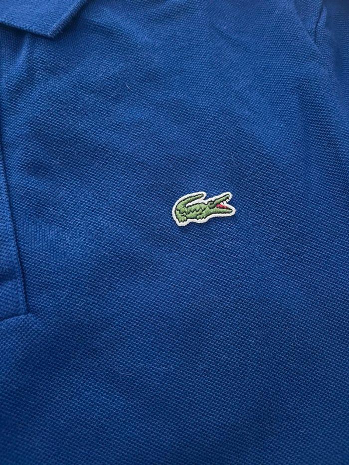 Polo Lacoste slim fit bleue - photo numéro 3