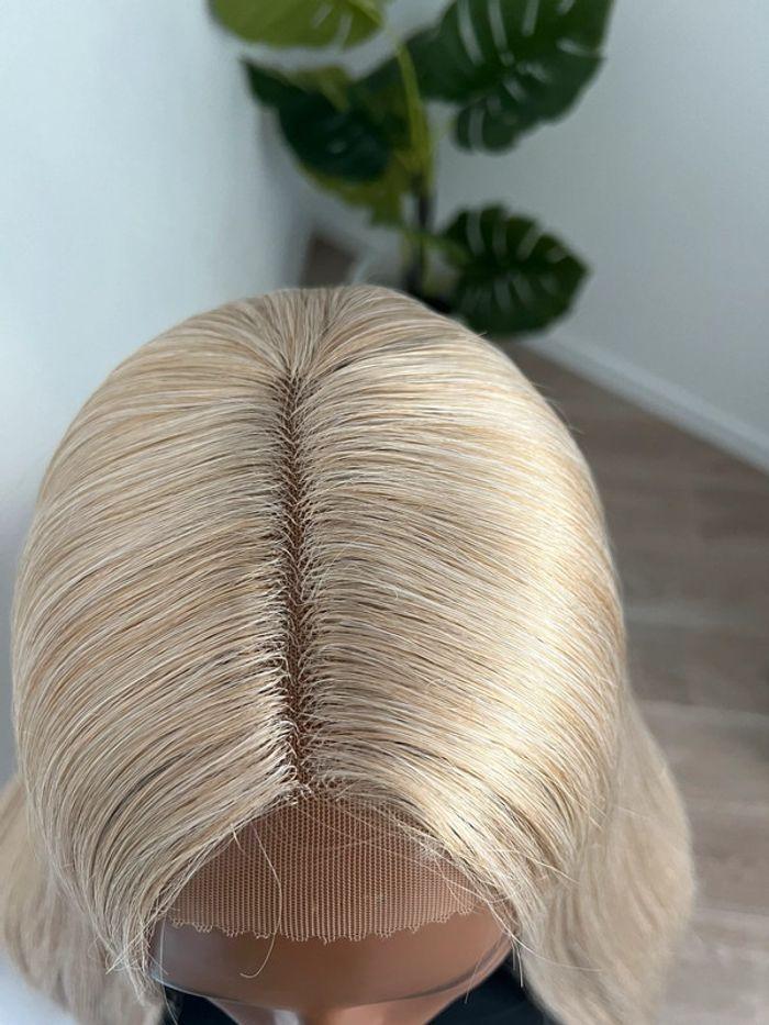 Perruque blonde lace front - photo numéro 4