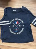 Tee shirt manches longues petit bateau