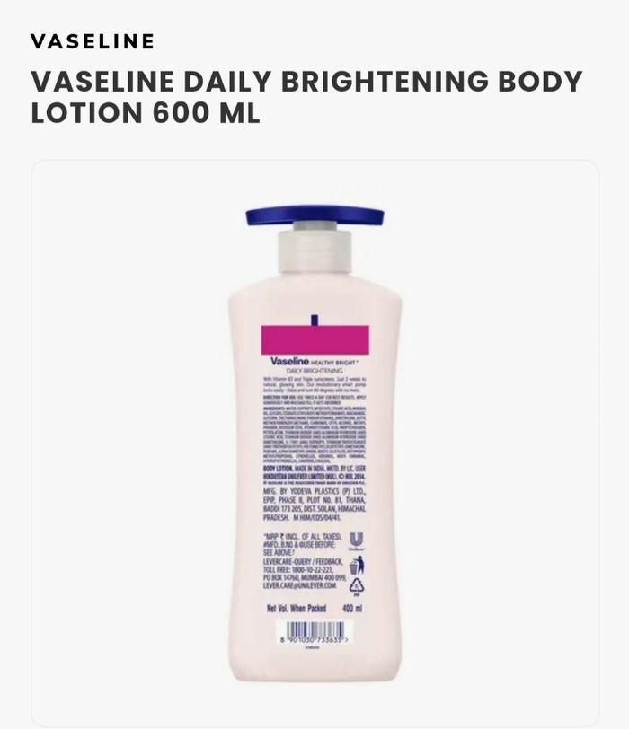 Vaseline Brightening 600 ml - photo numéro 2