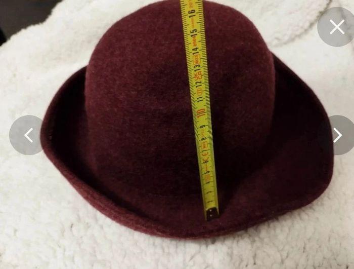 Chapeau vintage femme  bordeaux  automne hiver 💗 - photo numéro 19