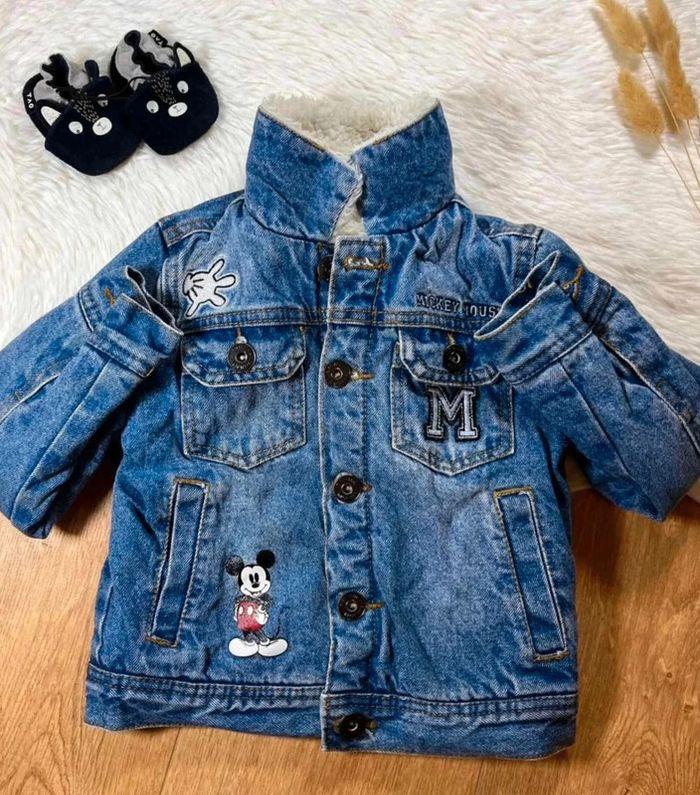 Veste en  jean Mickey - photo numéro 1