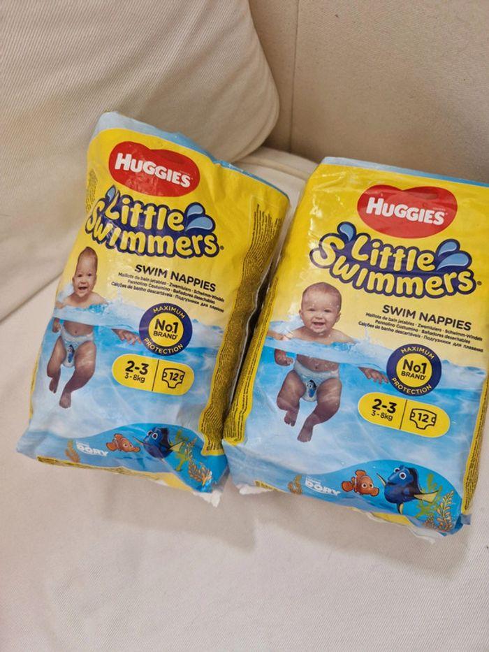 👶 Lot de 2 paquets de couche de bain taille 2  3 - photo numéro 1