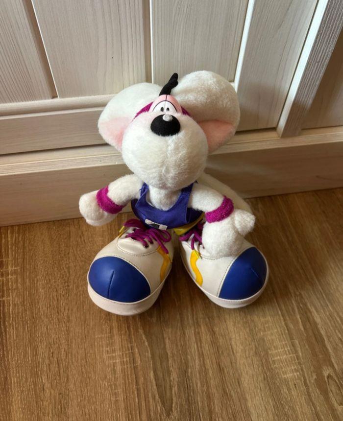 Peluche/Plush Diddl sportif avec maillot et bandeau, très bon état/good condition - photo numéro 1