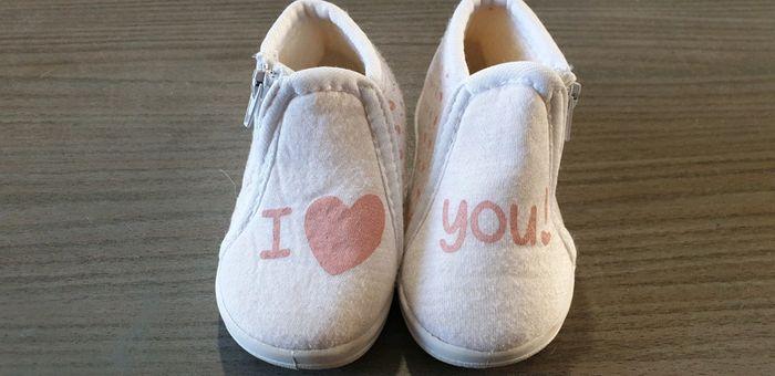 Chaussons i love you taille 20 - photo numéro 2