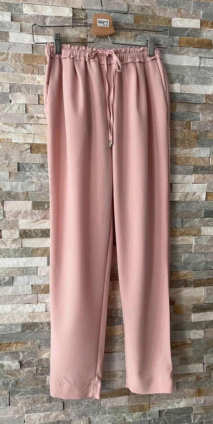 Pantalon rose Zara taille XS - photo numéro 1