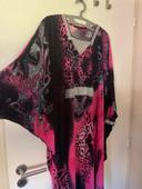 Robe fushia  motif