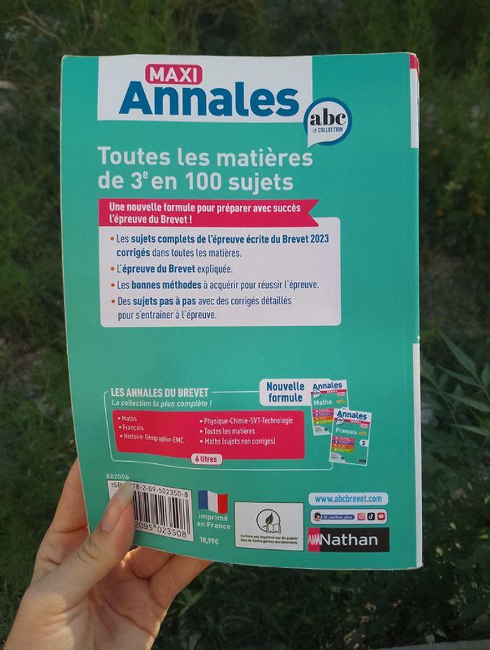 Maxi annales brevet - photo numéro 2