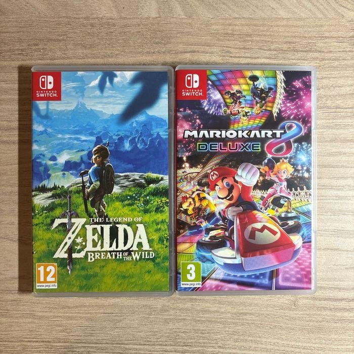 Lot jeux switch Mario Kart + Zelda breath of the wild - photo numéro 1