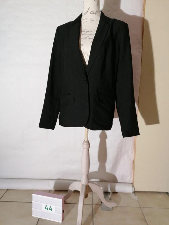 Veste tailleur femme 44 noire - photo numéro 1