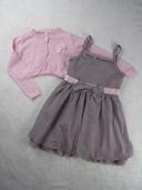 Ensemble taupe et rose 4 ans