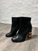 Bottines talons avec fermeture