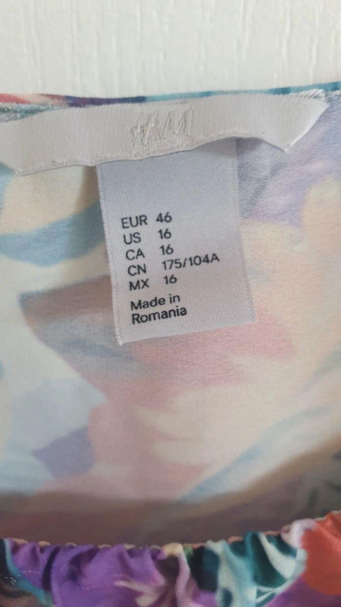 Débardeur H&M Fleuri T.46 = 44 - photo numéro 3