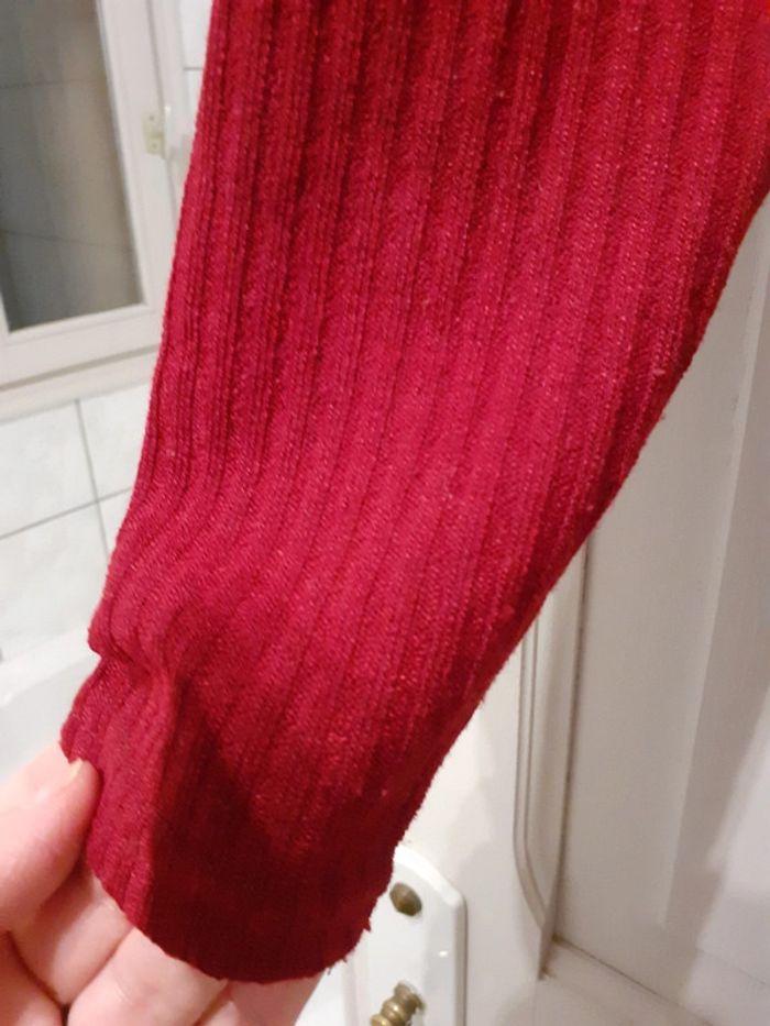 Robe Bordeaux  style chaussettes. - photo numéro 6