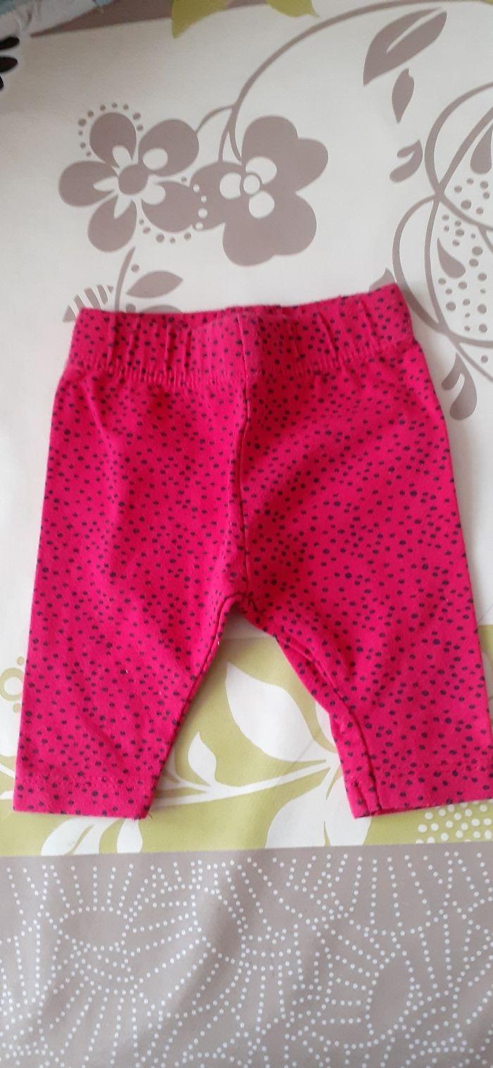 Lot de 2 leggings bébé fille 1 mois - photo numéro 2