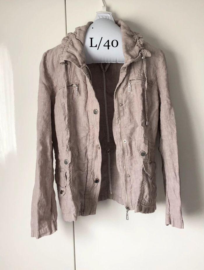 Veste Lin 🍂 L/40 - photo numéro 1