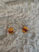 Boucles d'oreille hamburger