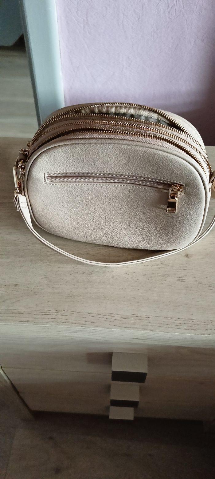 Sac bandoulière beige - photo numéro 5