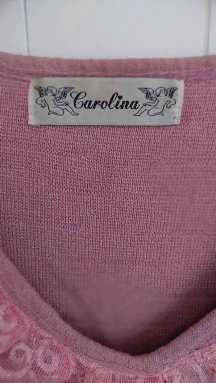 Superbe pull tunique vintage Carolina taille 2 - photo numéro 12