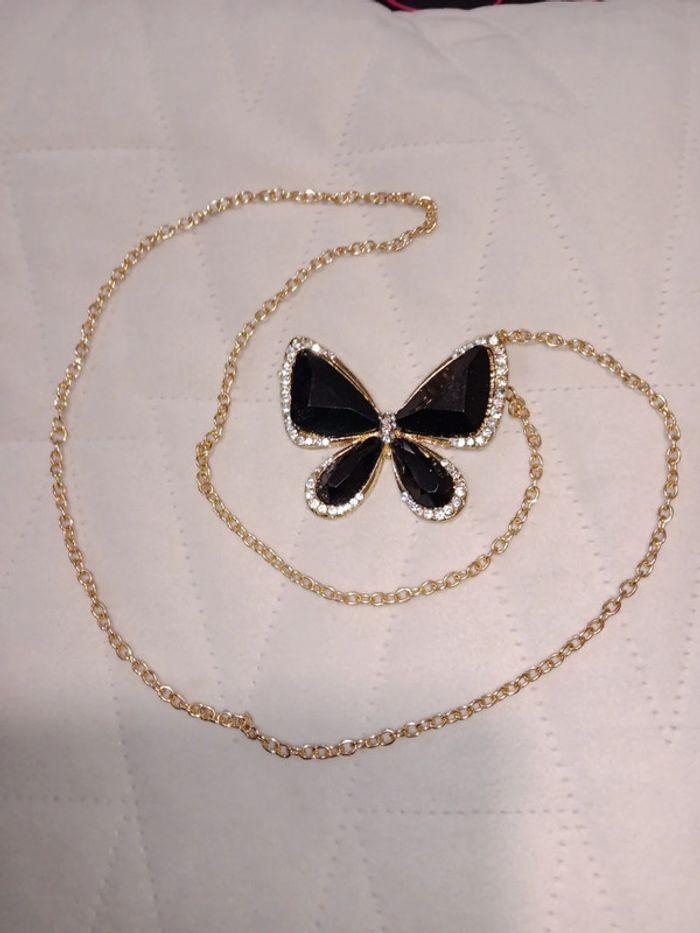 Collier papillon / collar mariposa - photo numéro 3