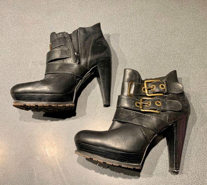 Bottines San Marina cuir 37. - photo numéro 1