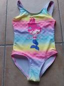 Maillot de bain sirene 1 pièce enfant fille 4/5 ans