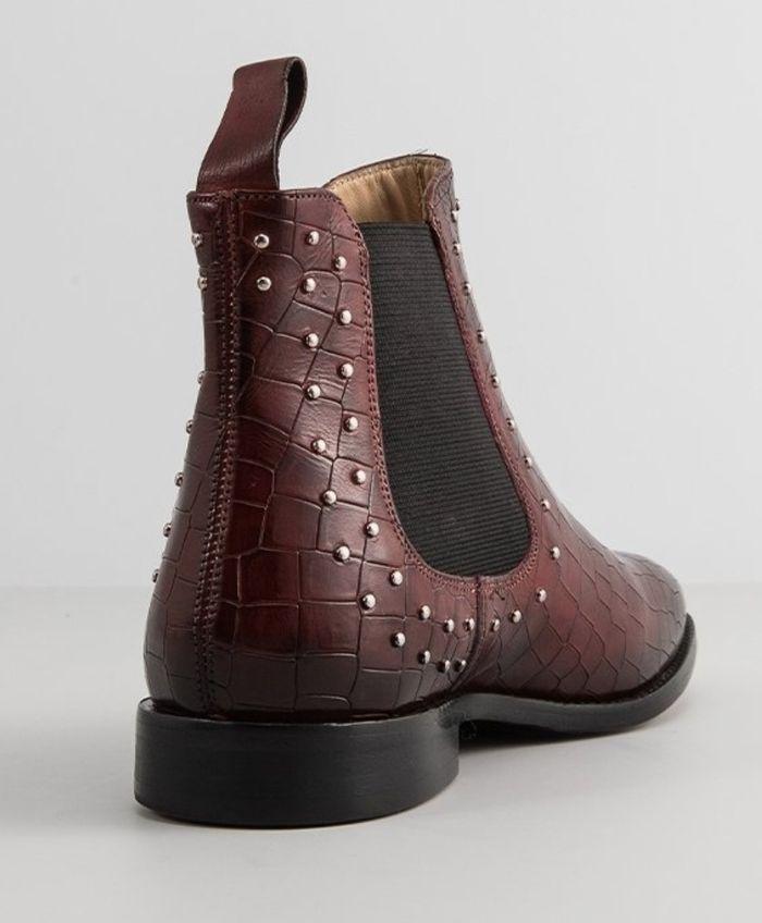 Bottines Cuir Melvin&Hamilton Bordeaux T.41 - photo numéro 3