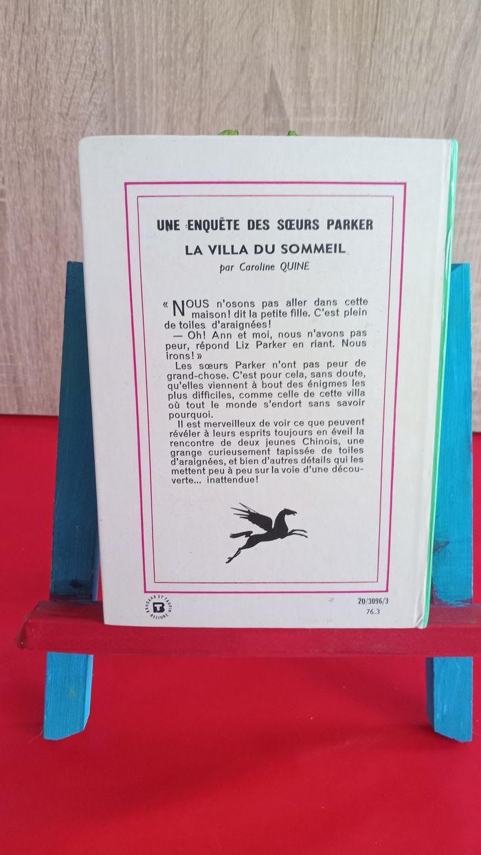 La villa du sommeil, 1976, une enquête des sœurs Parker bibliothèque rose, - photo numéro 2