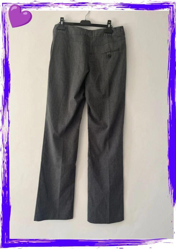 Pantalon fluide Gris - Taille 38 - photo numéro 4