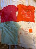 Lot de 4 tee shirt manches courtes