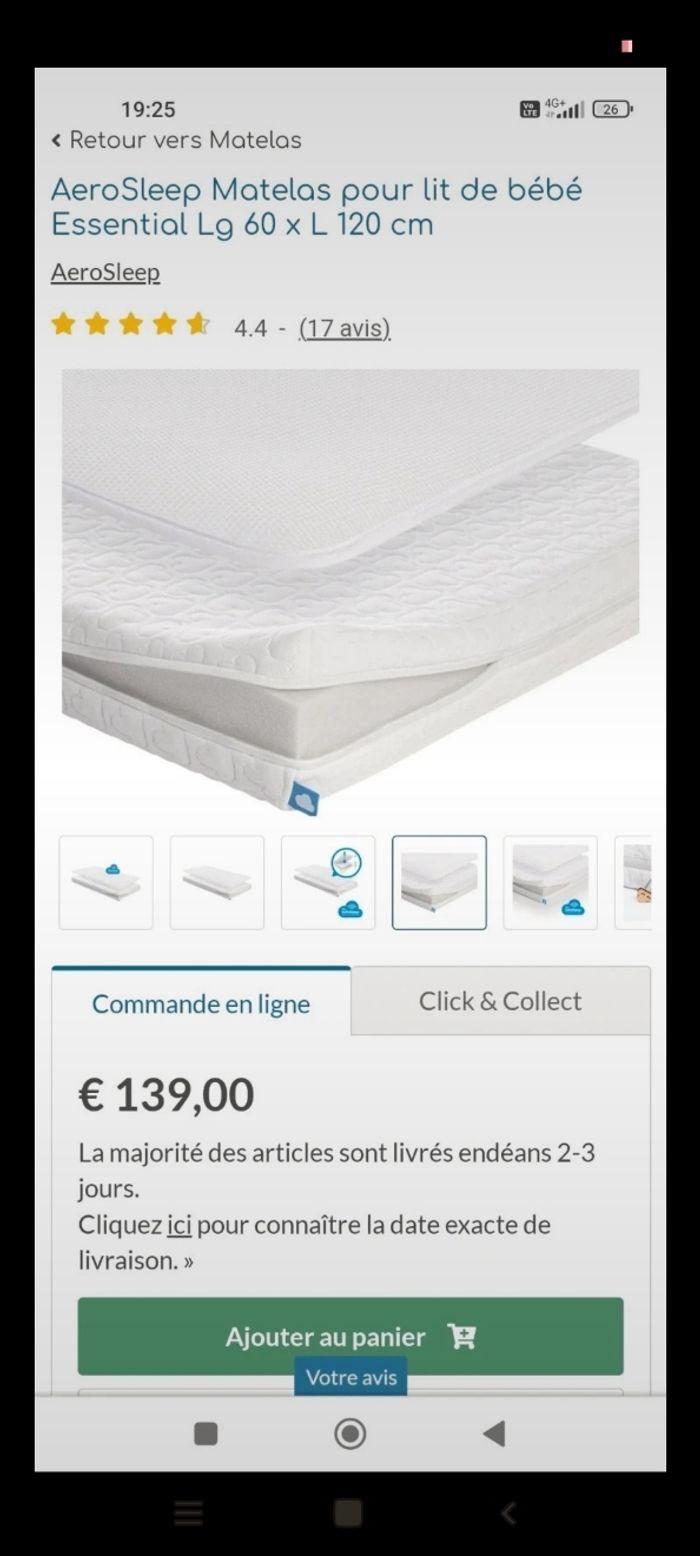 Matelas lit bébé - photo numéro 2