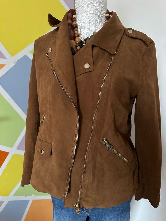 Veste camel H&M taille 40 - photo numéro 1