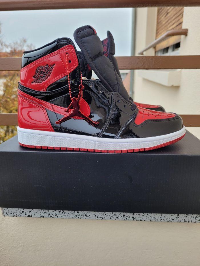 Air Jordan 1 High OG Patent Bred - photo numéro 4