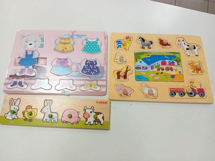 3 puzzles bébé