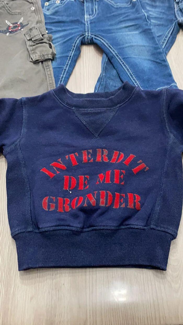 Lot de 4 vêtements Interdit de me Gronder 6 mois - photo numéro 2