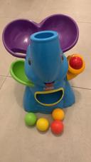 Jouet Elefun bleu Playskool aeroballes 4 balles