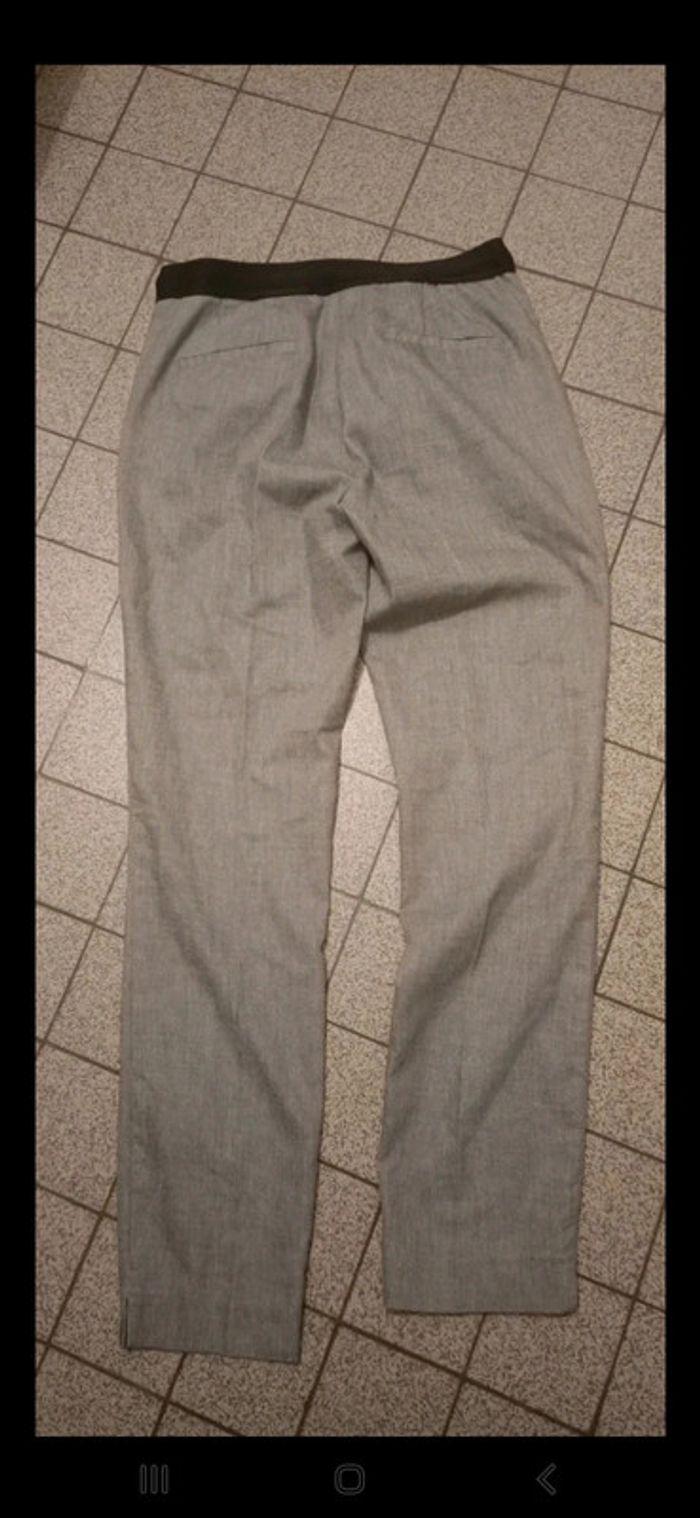 Pantalon gris tailleur - photo numéro 3