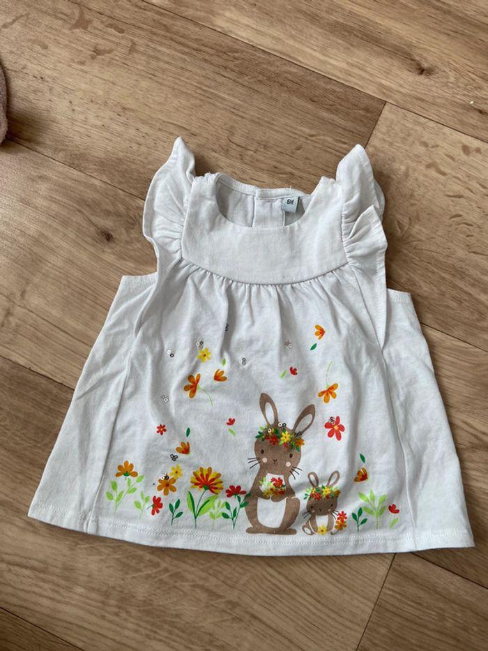 Ensemble petit lapin legging + haut 6 mois - photo numéro 2