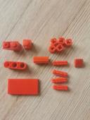 Pièces de lego rouge