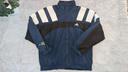 Track jacket Adidas vintage taille F186 Bleu marine, blanc et noir - Authentique