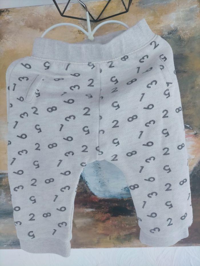 Pantalon motif beige kiabi