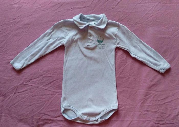 Body garçon Petit Bateau 12 mois