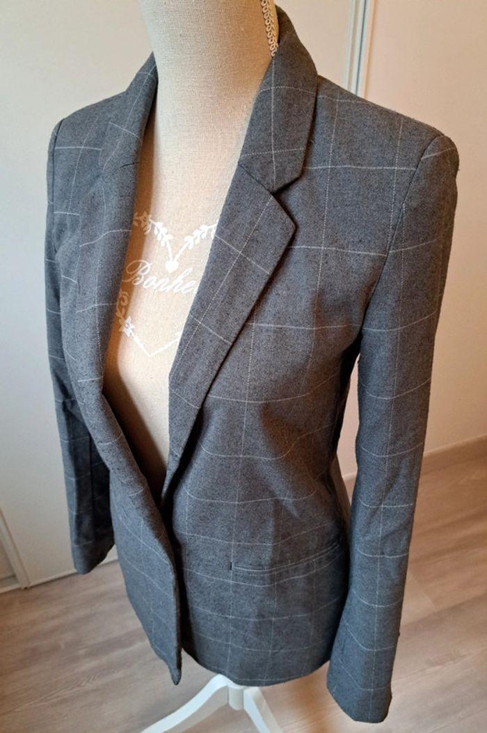 Veste blazer femme pimkie grise T.xs - photo numéro 2