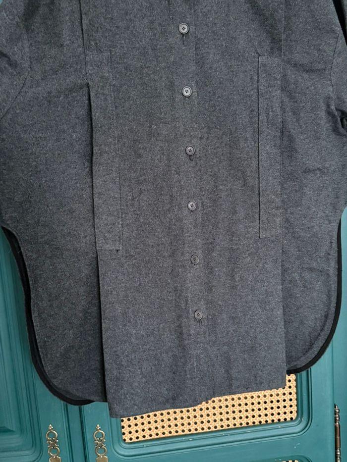 Sur-chemise 100% flanelle de coton Zara L - photo numéro 3