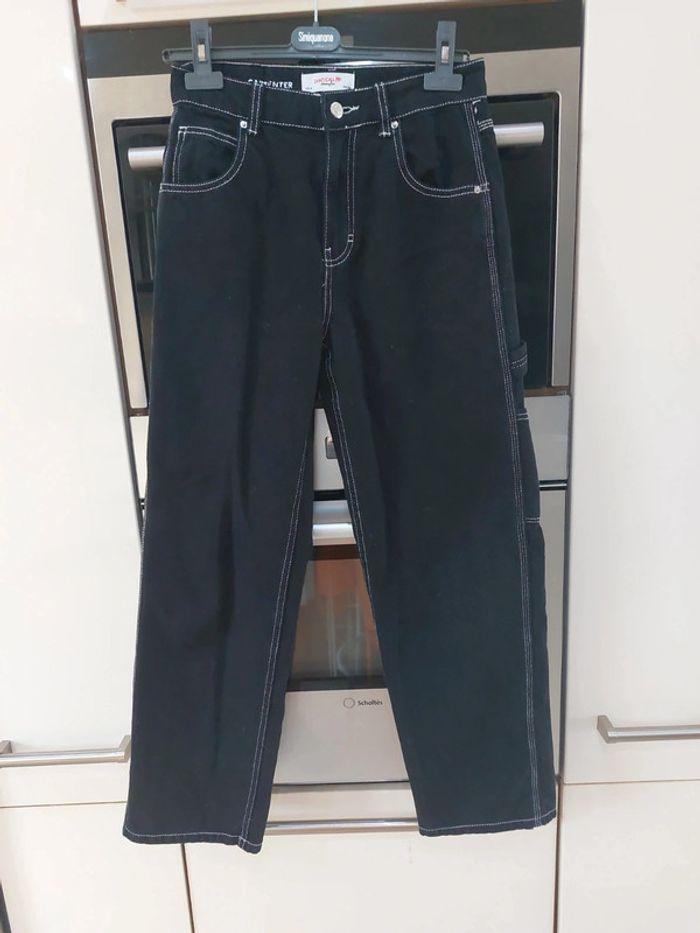 Pantalon cargo noir - photo numéro 3