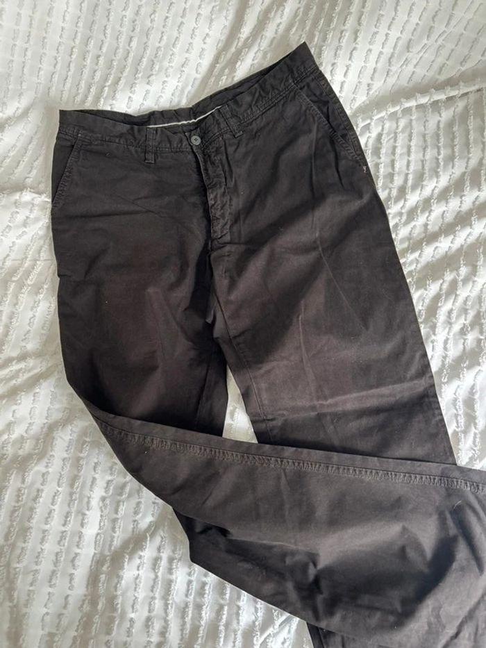 Pantalon Massimo Dutti marron noir taille 46 - photo numéro 1