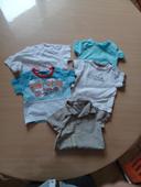 Lot t-shirts et chemise 3 mois