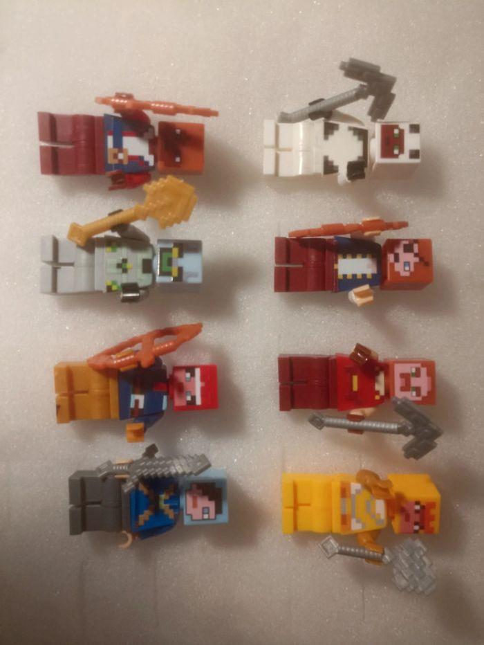 Lot de 8 figurines Lego Minecraft - photo numéro 1