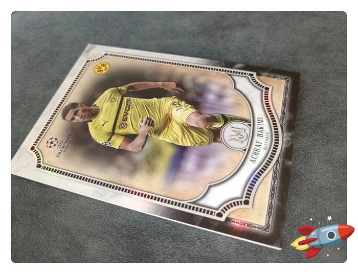 Achraf Hakimi 2018-19 Topps Museum Collection #40 Rookie UEFA Champions League - photo numéro 3